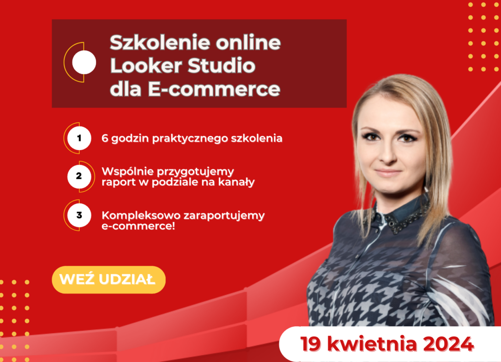 Looker Studio raportuj e-commerce