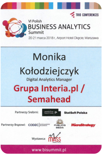 Monika Kołodziejczyk - Business analytics